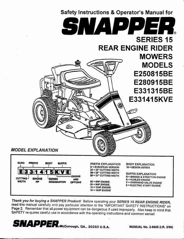 Snapper Lawn Mower E331415KVE-page_pdf
